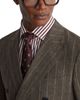 Reiss Reiss Miramare Peak Lapel Pinstripe Double Breasted Linen Cotton Blazer - 5
