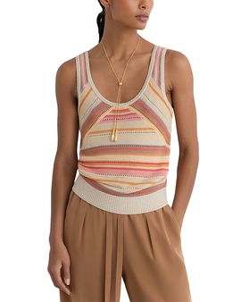 Reiss Reiss Miriam Knitted Openwork Vest