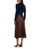 Reiss Reiss Mixed Media Midi Dress - 4