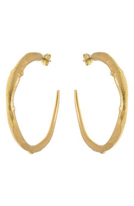 Reiss Reiss Molly Molten Hoop Earrings