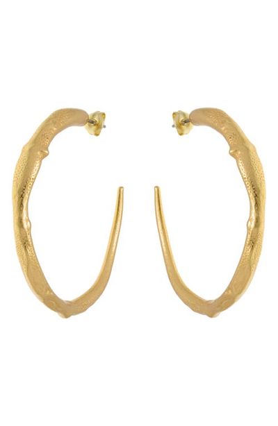 Reiss Reiss Molly Molten Hoop Earrings