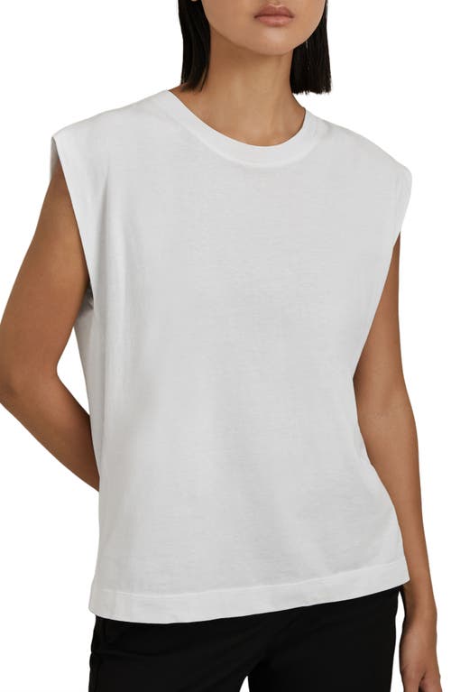 Reiss Reiss Morgan Cap Sleeve Cotton T-Shirt