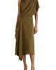 Reiss Reiss Naomi One-Shoulder Drape Midi Dress - 1