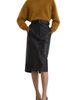 Reiss Reiss Neriah Leather Midi Skirt - 5