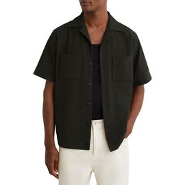Reiss Reiss Odessa Rib Camp Shirt