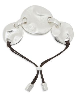Reiss Reiss Ona Sculptural Disc Slider Bracelet
