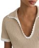 Reiss Reiss Ottilie Cotton Linen Knit Top - 4