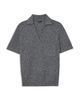 Reiss Reiss Owen Open Collar Speck Polo Shirt - 6