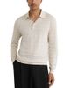 Reiss Reiss Pallas Checked Long Sleeve Sweater Polo - 1