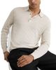Reiss Reiss Pallas Checked Long Sleeve Sweater Polo - 3