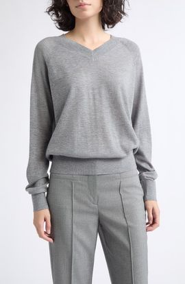 Reiss Reiss Paris V-Neck Merino Wool Sweater
