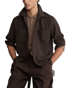 Reiss Reiss Penge Brushed Overshirt