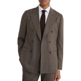 Reiss Reiss Penso Double Breasted Plaid Sport Coat
