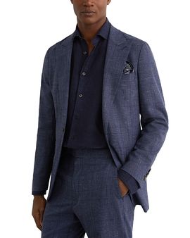 Reiss Reiss Penso Wool, Silk & Linen Classic Fit Blazer