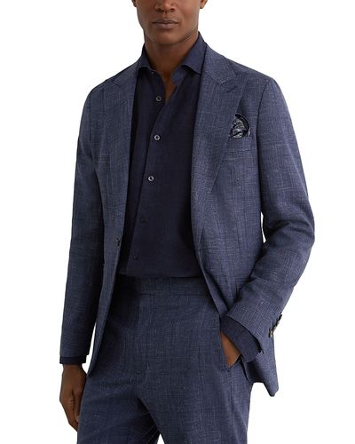 Reiss Reiss Penso Wool, Silk & Linen Classic Fit Blazer