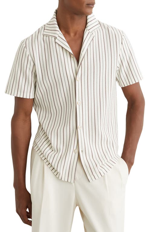 Reiss Reiss Percey Stripe Camp Shirt