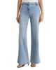 Reiss Reiss Petite Addie Mid Rise Wide Leg Jeans in Light Blue - 1
