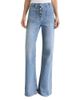 Reiss Reiss Petite Cali Mid Rise Flare Leg Jeans in Light Blue - 1