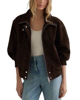 Reiss Reiss Petite Cara Leather Jacket