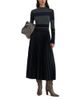 Reiss Reiss Petite Carla Mixed Media Midi Dress - 1