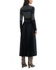 Reiss Reiss Petite Carla Mixed Media Midi Dress - 4
