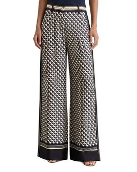 Reiss Reiss Petite Carmine Printed Wide Leg Pants