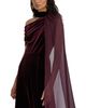 Reiss Reiss Petite Carrie Stretch Velvet One Shoulder Jumpsuit - 4