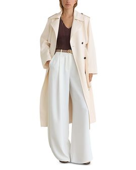 Reiss Reiss Petite Charli Double Breasted Trench Coat