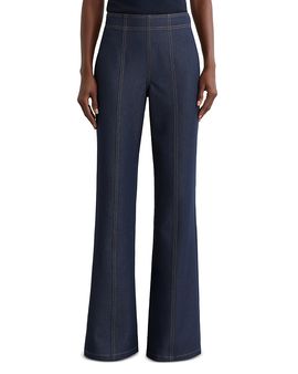 Reiss Reiss Petite Edie Flare Pants in Dark Blue