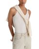 Reiss Reiss Petite Febe High Rise Wide Jeans in Cream - 4