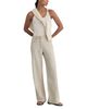 Reiss Reiss Petite Febe High Rise Wide Jeans in Cream - 6