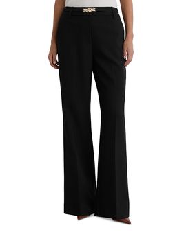 Reiss Reiss Petite Leona Belted Flare Leg Pants