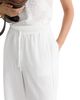 Reiss Reiss Petite Rue Cotton Cheesecloth Wide Leg Pants - 5