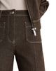 Reiss Reiss Petite Sakura Cotton Stretch Flare Leg Pants - 5