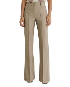 Reiss Reiss Petite Sofia Flared Twill Pants