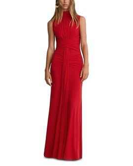 Reiss Reiss Petite Starla Ruched Maxi Dress