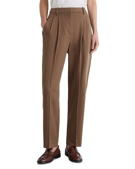Reiss Reiss Petites Clay Tapered Pleated Pants