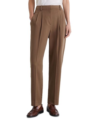 Reiss Reiss Petites Clay Tapered Pleated Pants