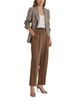 Reiss Reiss Petites Clay Tapered Pleated Pants - 2