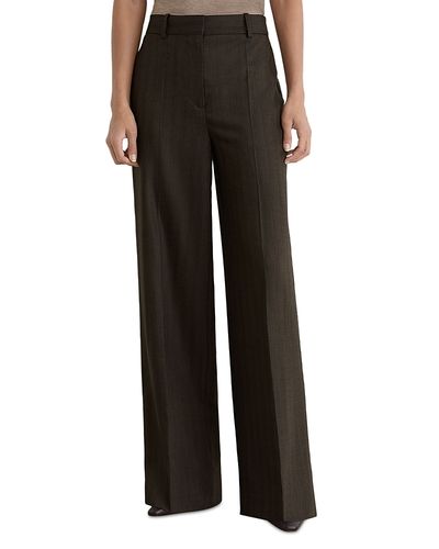 Reiss Reiss Petites Dawson Wool Blend Wide Leg Pants