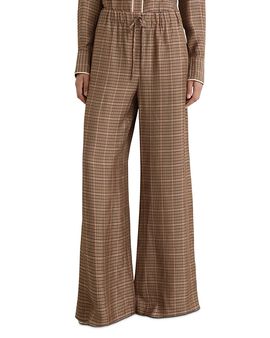 Reiss Reiss Petites Minnie Drawstring Wide Leg Pants
