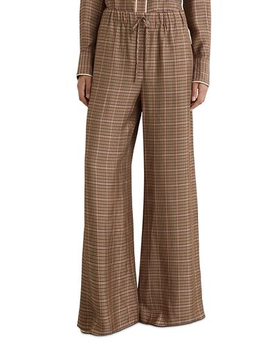 Reiss Reiss Petites Minnie Drawstring Wide Leg Pants
