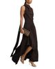 Reiss Reiss Petites Sabine Satin Cape Maxi Dress - 2