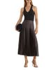 Reiss Reiss Petites Savannah Satin Pleated Midi Skirt - 1