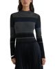 Reiss Reiss Petites Wool Blend Stripe Midi Dress - 2