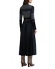 Reiss Reiss Petites Wool Blend Stripe Midi Dress - 3