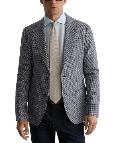 Reiss Reiss Piccolino Tailored Fit Houndstooth Blazer
