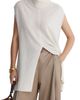 Reiss Reiss Piper Cashmere Sleeveless Mock Neck Top - 1