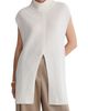 Reiss Reiss Piper Cashmere Sleeveless Mock Neck Top - 3