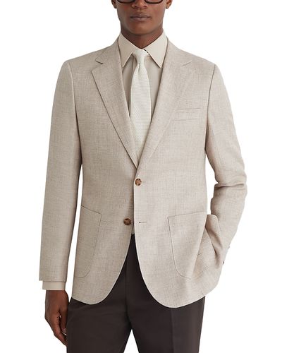 Reiss Reiss Positano Tailored Fit Linen, Silk & Cotton Blend Blazer